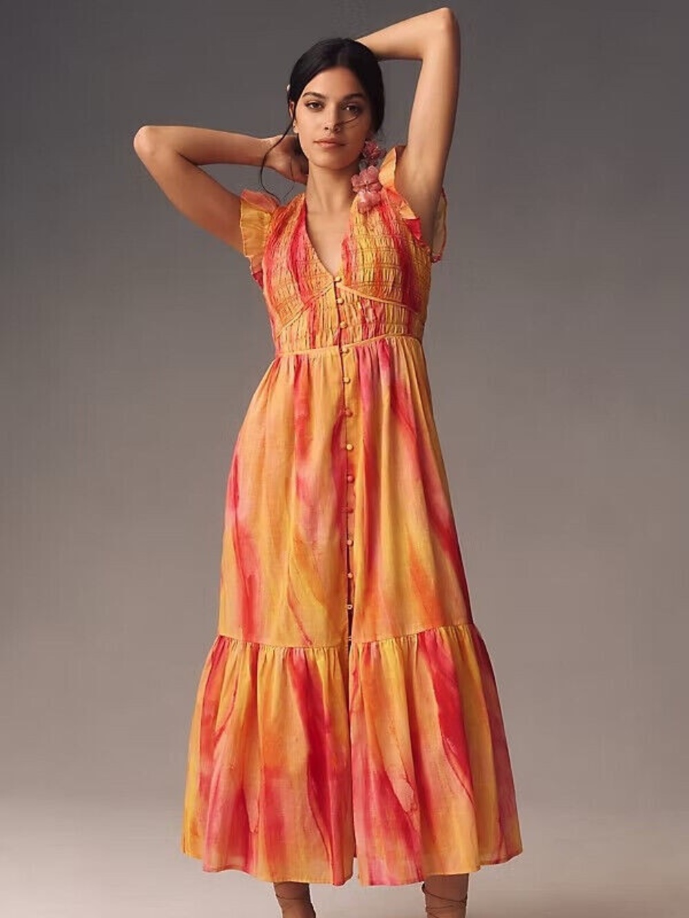 Anthropologie Peregrine Midi Dress NWT